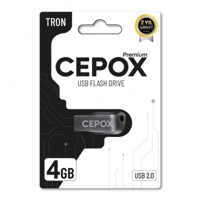 Cepox Tron 4GB Flash Bellek | USB 2.0