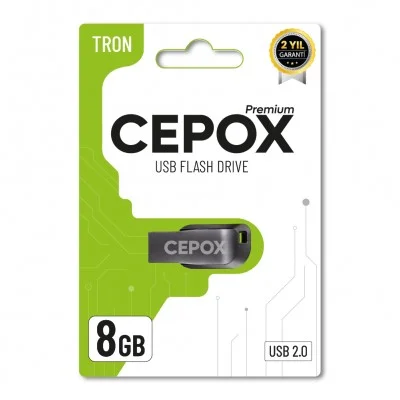 Cepox Tron 8GB Flash Bellek | USB 2.0