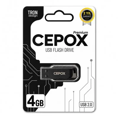 Cepox Tron 4GB Flash Bellek | USB 2.0