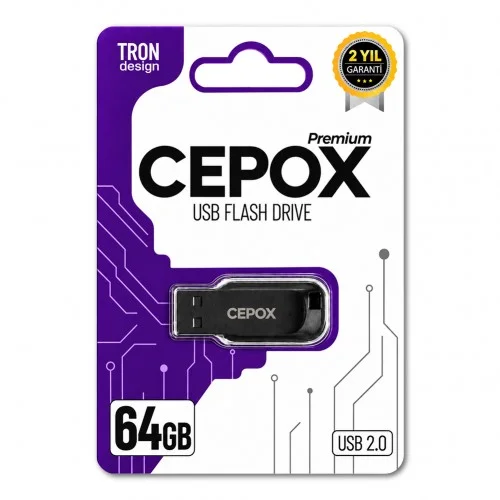 Cepox Tron 64GB Flash Bellek | USB 2.0