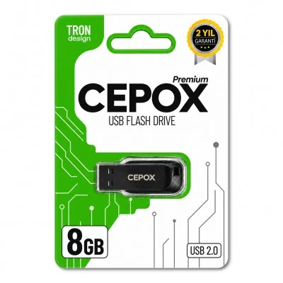 Cepox Tron 8GB Flash Bellek | USB 2.0