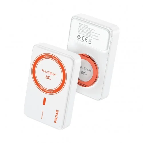Fulltech FP56 10000 mAh 15W Kablosuz Powerbank | Manyetik Halka Stand