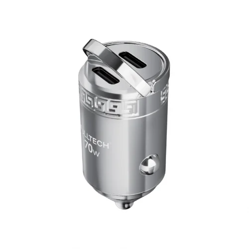 Fulltech FTC-02 70W 3A PD Hızlı Araç Şarj Başlık | 2 x Type-C