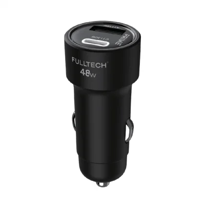 Fulltech FTC-03 Oto Başlık | 3A 48W Hızlı Şarj | 1xUSB  1xType-C