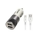 Jopus Jwix 15W Çift Usb Oto Şarj Aleti | İphone Kablolu