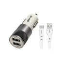 Jopus Jwix 15W Çift Usb Oto Şarj Aleti | Type-C Kablolu