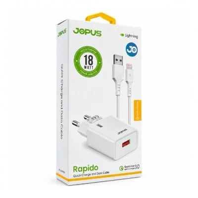 Jopus Rapido 18W İphone Şarj Aleti | 3.0