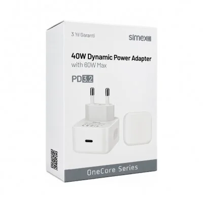 Simex SPS22 40W Dinamik / 60W Max Pd Şarj Başlığı | Turbo Şarj Desteği