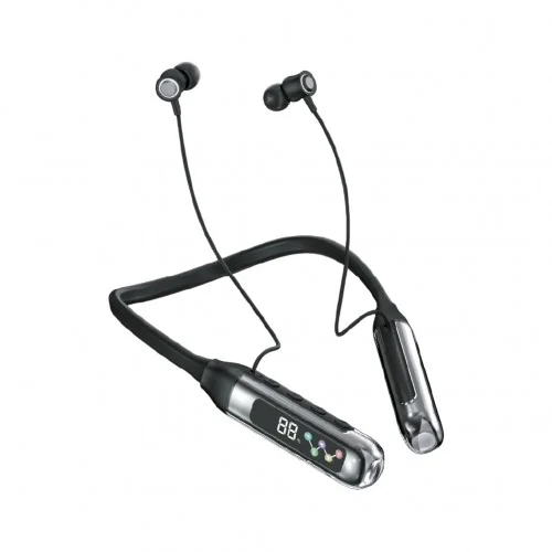 Linkage LKB-43 Boyun Askılı LCD Göstergeli Bluetooth Kulaklık | 600 Saat Kullanım | SD Kart Yuvası