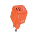Linkage LKC-58 GAN 45W PD Çıkışlı Şarj Başlığı | 1 x USB-A | 1 x USB-C