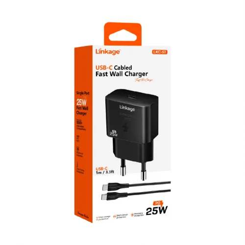 Linkage LKC51 25W PD Type-C Super Fast Ev Şarj Aleti