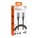Linkage LKCB-67 60W 3A Örgülü Type-C PD Hızlı Şarj Kablosu | 2 Metre