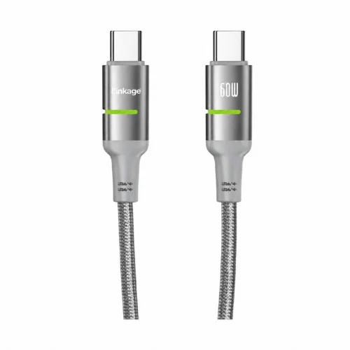 Linkage LKCB-67 60W 3A Örgülü Type-C PD Hızlı Şarj Kablosu | 2 Metre