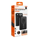 Linkage LKP62 10000 Mah 22.5W Type-C ve Lightning Kablolu Powerbank | LCD Gösterge | Magsafe Uyumlu