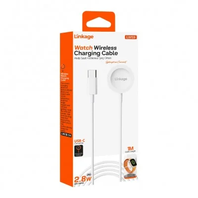 Linkage LWS9 Akıllı Saat Kablosuz Şarj Cihazı | 2.8Watt | Type-C Girişli