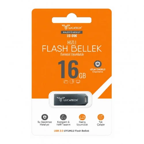 Lucatech 16GB Flash Bellek | USB 3.0