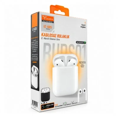 Lucatech LT-605 Buds01 Bluetooth Kulaklık | Silikon Kılıf Hediyeli
