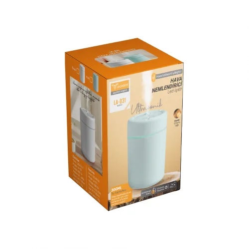 Lucatech LA-031 Ultrasonik Led Işıklı Hava Nemlendirici | Aromaterapi Kokulu