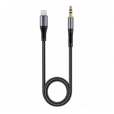 Lucatech Lx-2005 Lightning to 3.5mm Aux Ses Kablosu | Hasır Kablo