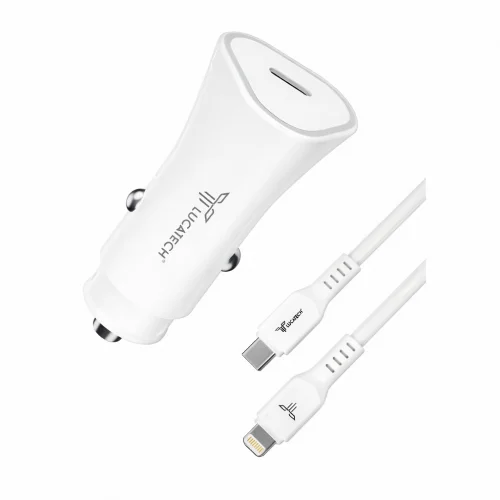 Lucatech Lc152 Pd Oto Başlık | Type-C Lightning Kablo | 45W Turbo Şarj