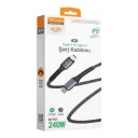 Lucatech LK-250 Type-C to Type-C 240W Hasır PD Şarj Kablosu