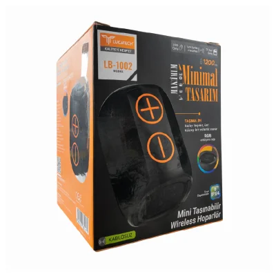 Lucatech LB-1002 RGB Mini Bluetooth Speaker | IPX4 Suya Dayanıklı