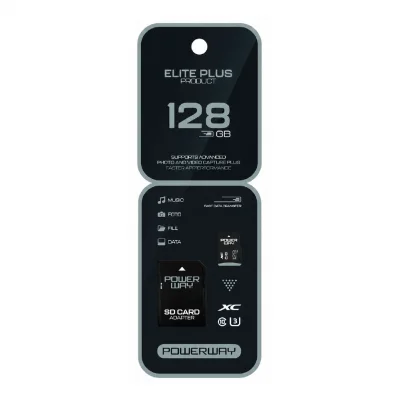Powerway Elite Plus 128Gb Hafıza Kartı | Class10 U3