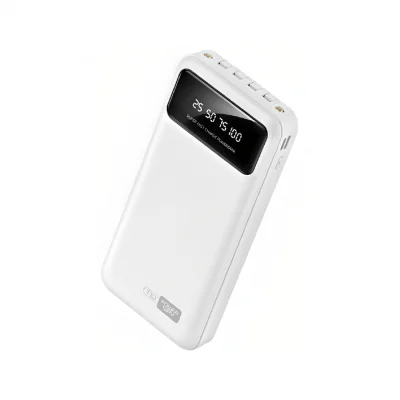 Powerway T20 20000 mAh 4 lü Kablolu Standlı Powerbank | El Feneri | LCD Gösterge