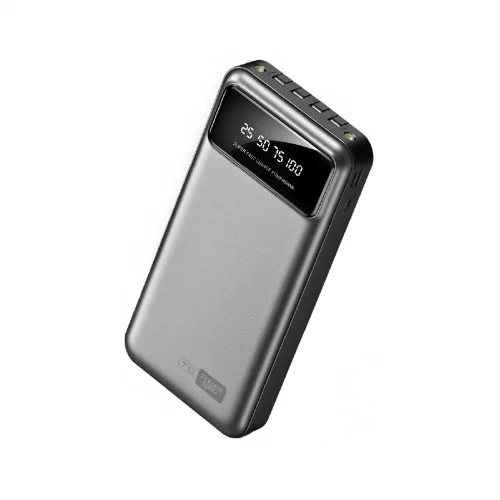Powerway T20 20000 mAh 4 lü Kablolu Standlı Powerbank | El Feneri | LCD Gösterge