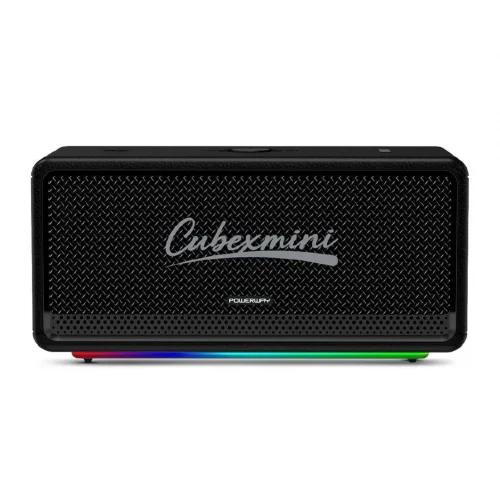 Powerway CubexMini 40W TWS Bluetooth Speaker | IPX2 Suya Dayanıklı | 20 Saat Çalma