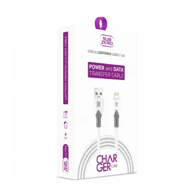 Subzero CL188 USB Lightning 6A Elastik Şarj | Data Kablosu