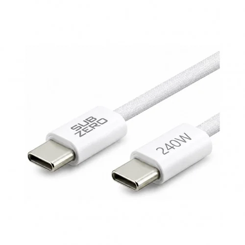 Subzero CL37 240W PD Type-C Örgülü Şarj Kablosu | 2 Metre