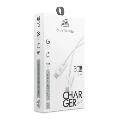 Subzero CL92 60W Type-C Type-C PD Ara Kablo