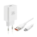 Subzero SG122 USB Başlık Micro Kablolu 18W 4.1A Hızlı Ev Şarj Aleti