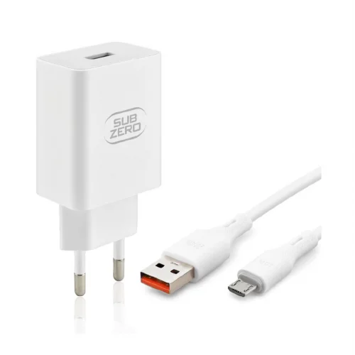 Subzero SG122 USB Başlık Micro Kablolu 18W 4.1A Hızlı Ev Şarj Aleti