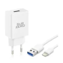 Subzero SG64 USB Başlıklı Lightning Kablolu 12W 2.4A Şarj Aleti