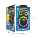 Subzero WR152 RGB Bluetooth Speaker 8" | TWS | Mikrofon