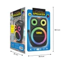 Subzero WR152 RGB Bluetooth Speaker 8" | TWS | Mikrofon