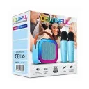 Subzero WR188 Bluetooth Karaoke Mini Speaker | Çift Kablosuz Mikrofon