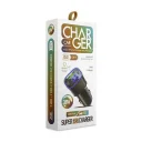 Subzero CR75 38W 2xUsb 2xPD Giriş Digital Göstergeli Süper Fast RGB Araç Şarj Başlığı