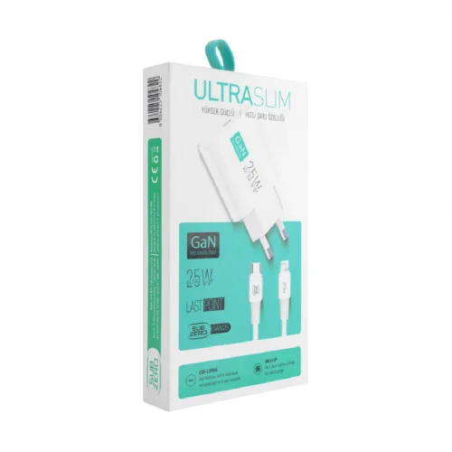 Subzero GAN25 Type-C To Lightning 25W Quick Şarj | Slim Kasa