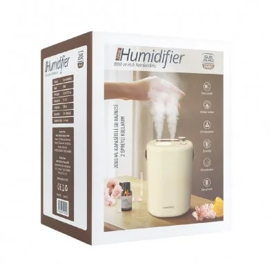 Subzero HM60 Çift Spreyli Hava Nemlendirici | Atmosfer Lambası