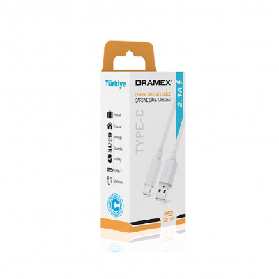 Dramex D21TKE Type-C 2.1 Amper Eko Kutu Usb Kablo