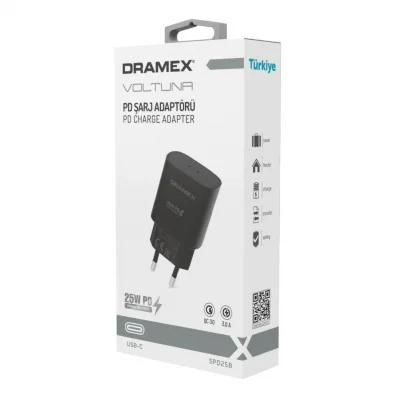 Dramex SPD25B 25W 3A Type-C Giriş PD Şarj Başlık