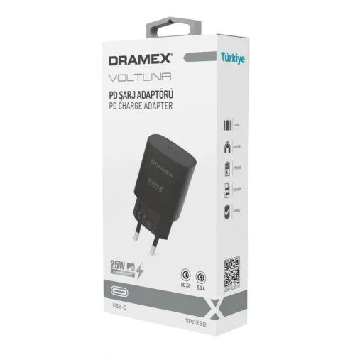Dramex SPD25B 25W 3A Type-C Giriş PD Şarj Başlık