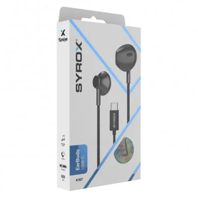 Syrox K16T Type-C Girişli Mikrofonlu Kulaklık