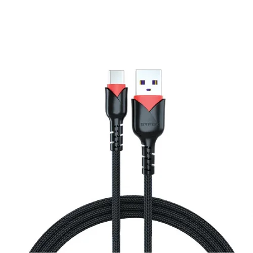 Syrox Syx-C92 Type-C 3 Amper 1M Data ve Şarj Kablosu