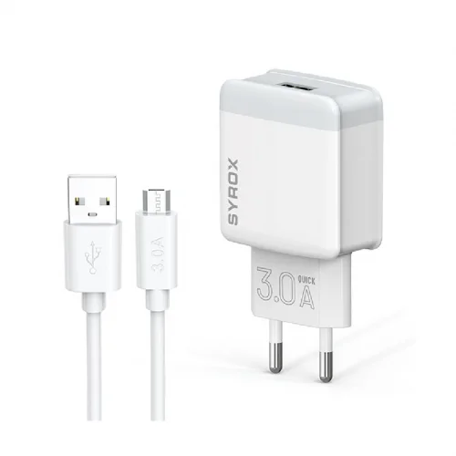 Syrox Syx-Q30 Micro 3A Quıck Hızlı Ev Şarj