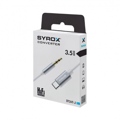 Syrox Type-C Aux Kablo DT24T-J