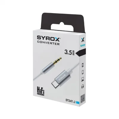 Syrox Type-C Aux Kablo DT24T-J